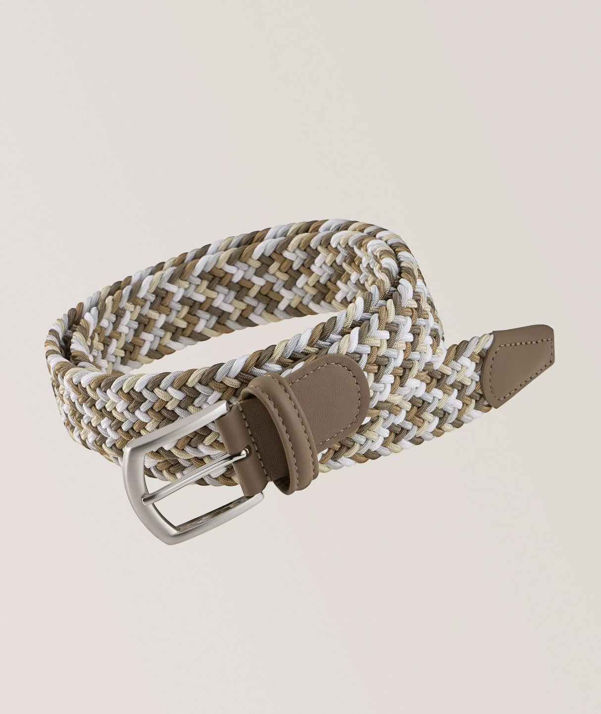 ANDERSON'S BELT | Brown and Beige Multi Woven