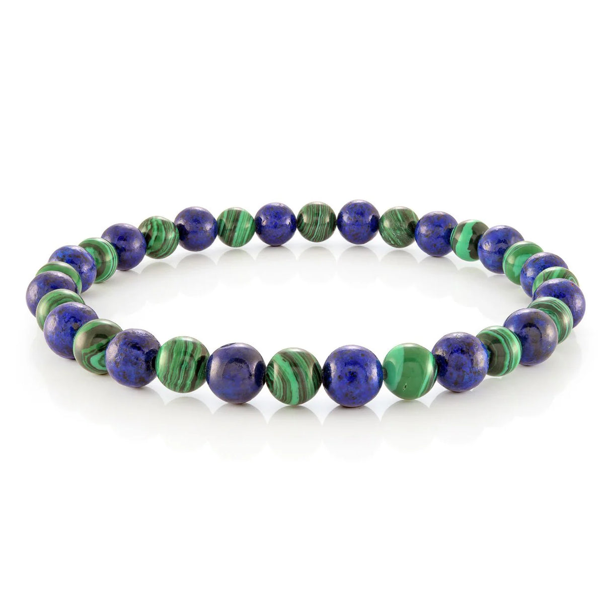 Italgem Steel | 6mm Malachite Blue-Lapis