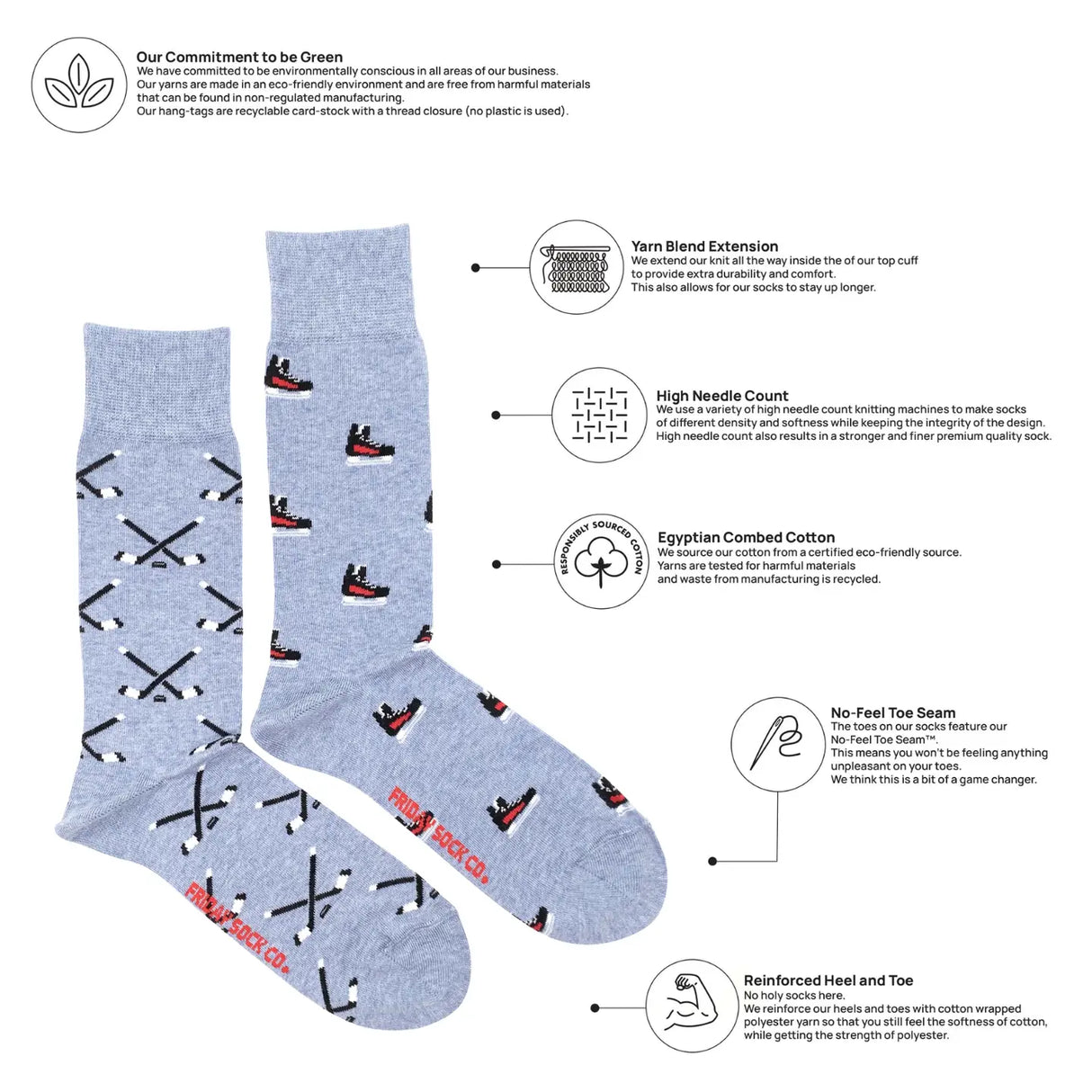Friday Sock Co. | Hockey & Stick