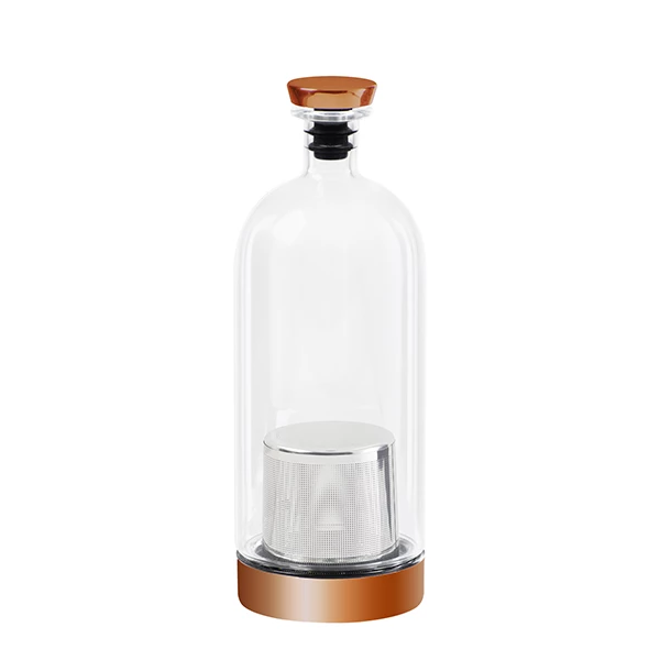 Infused spirits vessel in copper colour. Custom infused cocktails at home.