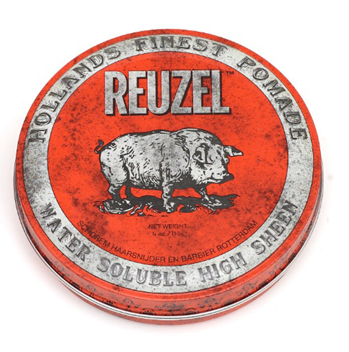 Red Reuzel High Shine Pomade 4oz, sold at King's Crown in Toronto, Canada.