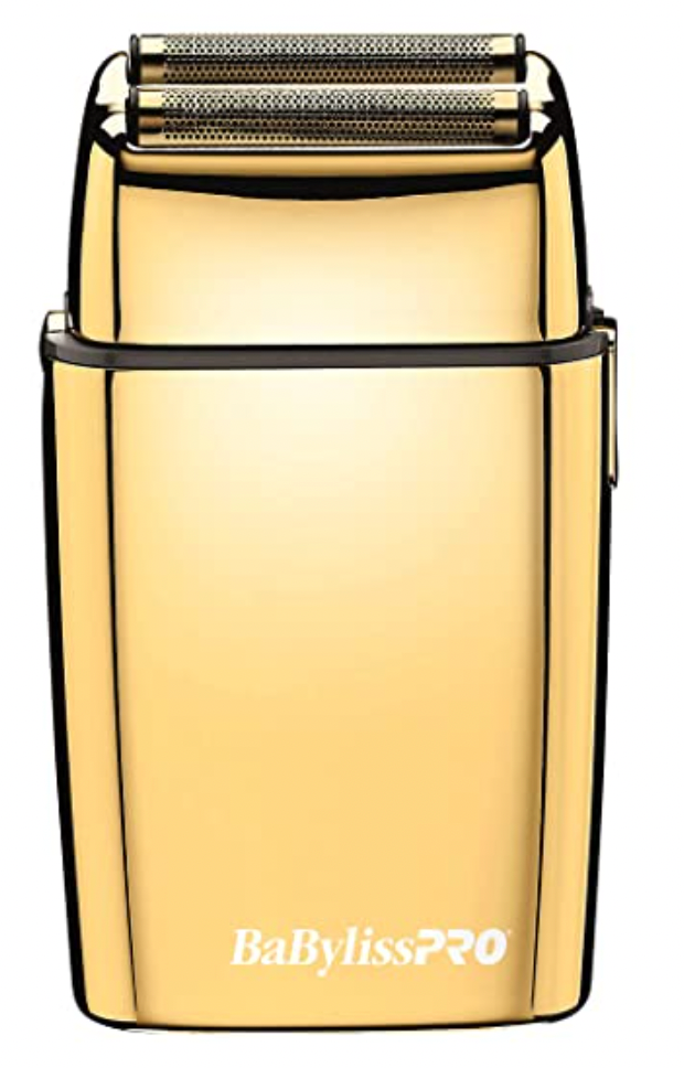 Gold BaBylissPRO FoilFX02 Shaver with double foil Shaver in Gold