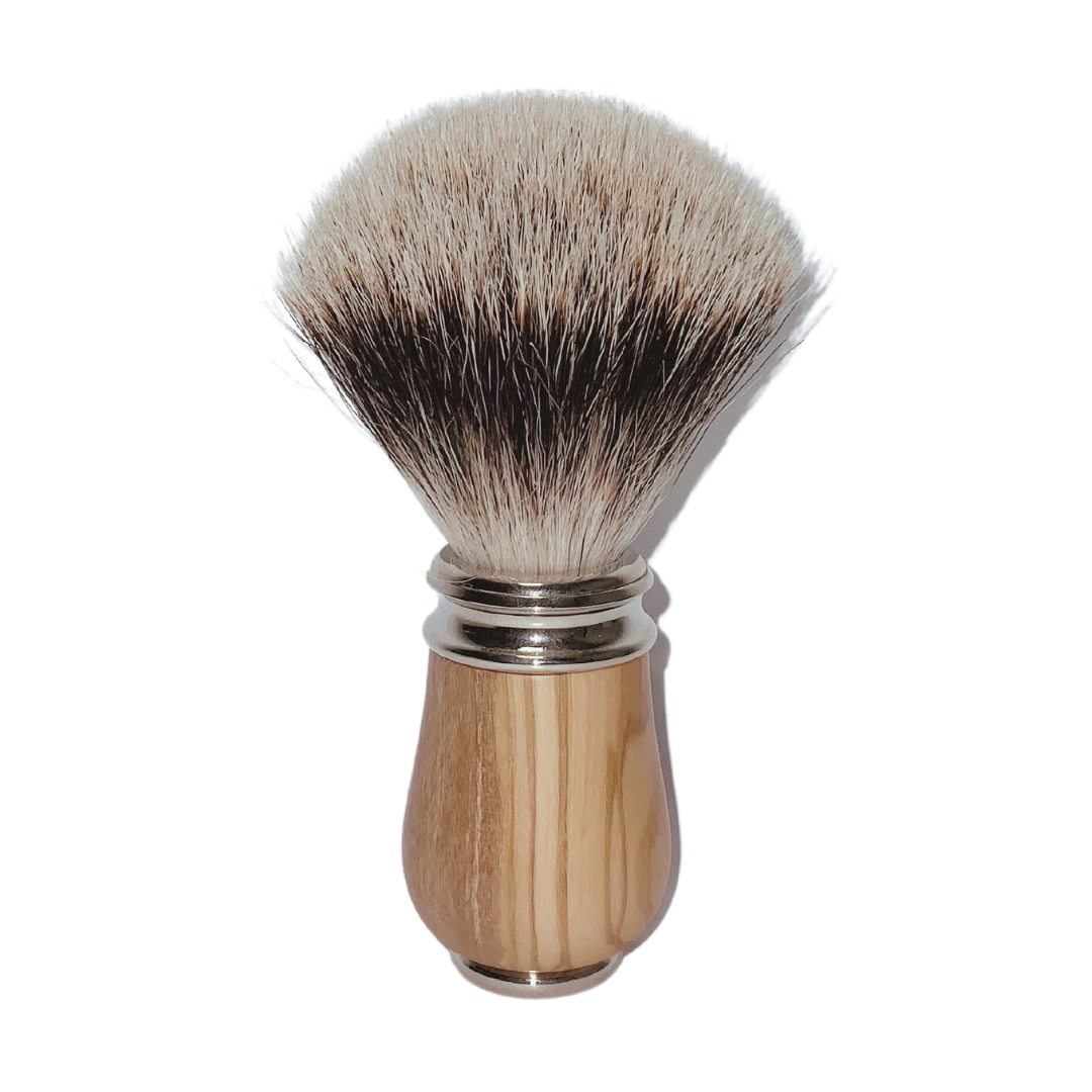 KING'S CROWN | Olive Wood Best Badger Brush