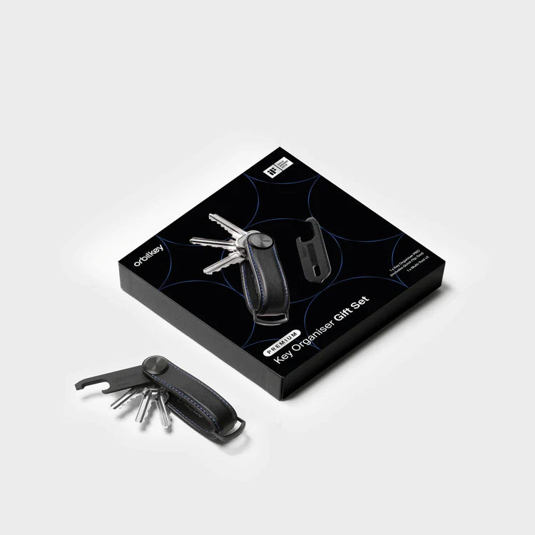 Orbit Key- Key Premium PRO Organizer + Multi-Tool V2 Set Black Blue 50 g
