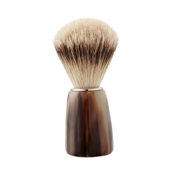 KING'S CROWN | Ox Horn Silvertip Badger Brush