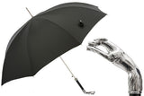 Pasotti Long Umbrella Silver Greyhound